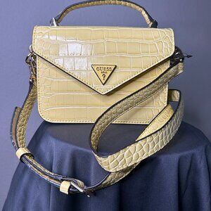 Guess yellow handbag/cros body/shoulder bag.